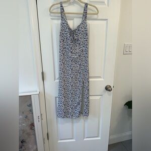 NWT Abercrombie & Fitch Blue Floral Dress Size XS